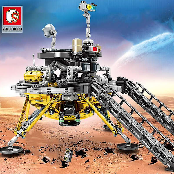 Sembo City Rockets Avaruussukkula Mars Rover Malli Rakennuspalikat Kokoamispalikat Stem Opetuslelut Lapsille Syntymäpäivälahjat 203030 Ilman Laatikkoa