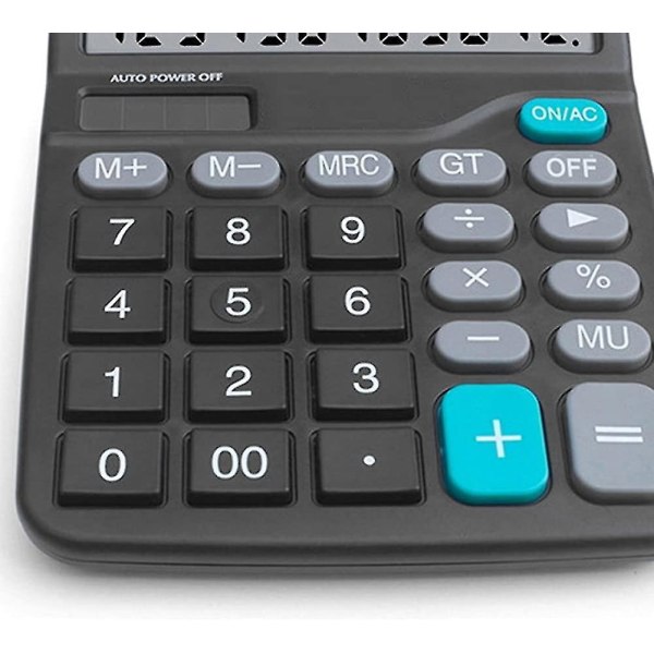 Basic Calculators Desktop Solar Battery Dual Power Dedicated Financial