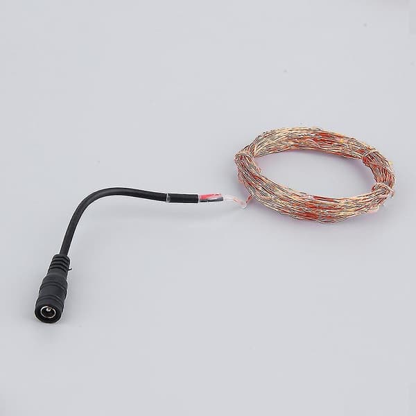 5m 50 Led Copper Wire Xmas Wedding Party String Fairy Light Lamp Dc 12v