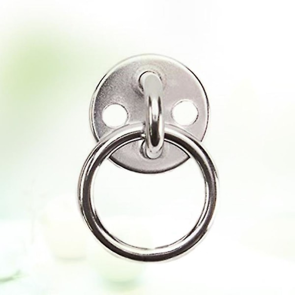 Stainless Steel Eye Pad Plate Marine Pad Eye With Ring Silver