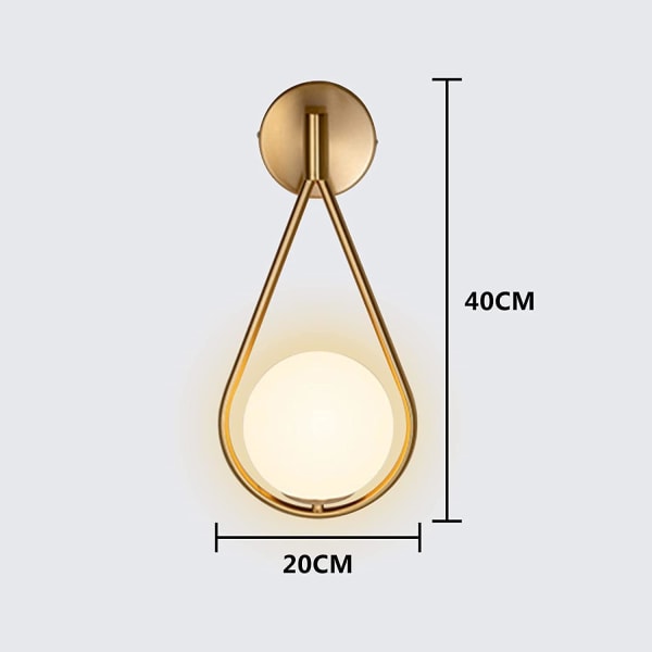 Led Golden Wall Sconce Adjustable Corner Install Modern Indoor Industrial Retro Wall Lamp, Elegant G