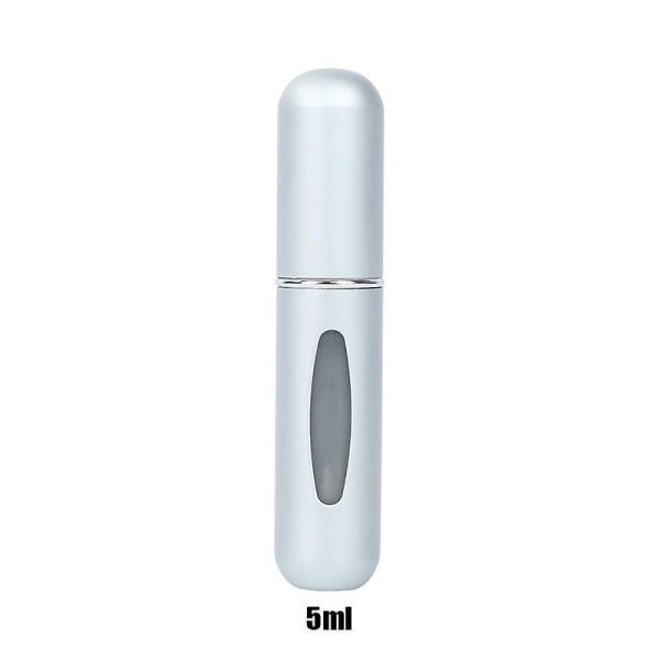 8ml Portable Mini Refillable Perfume Bottle With Spray 5ml gray