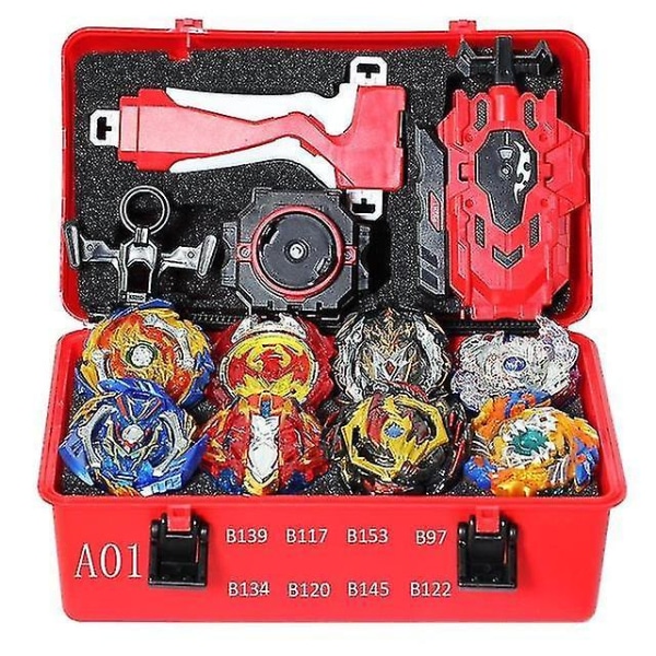 Toy Metal Funsion Bayblade Set Storage Box With Handle Launcher Plastic Box Toys Bleyblade