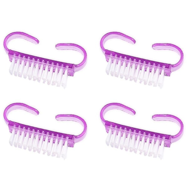Handle Grip Nail Brush, Fingernail Scrub Cleaning Brushes For Toes And Nails Cleaner
