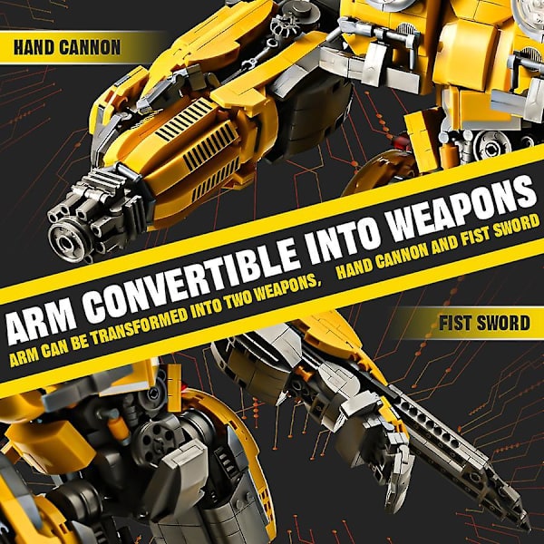 Creative Transformation Robot Mecha Model Building Blocks Technical Bricks Toys Birthday Gifts For Children Adults Boys 3500pcsin Carton Box