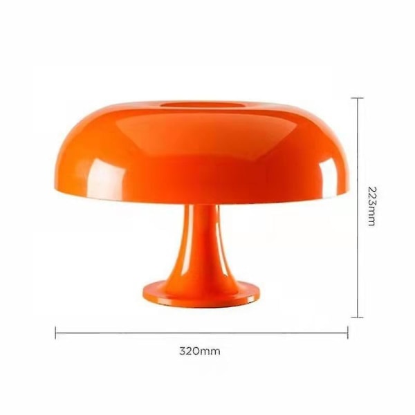 Italian Design Led Mushroom Table Lamp, Modern And Simple US Plug