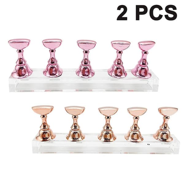 Nail Art Practice Stands Magnetic Nail Tips Holders