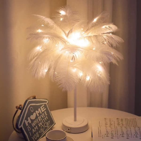 Led Spring Table Lamp With Remote Control, 3-speed Timing / 3-speed Brightness Adjustment (25% / 50%