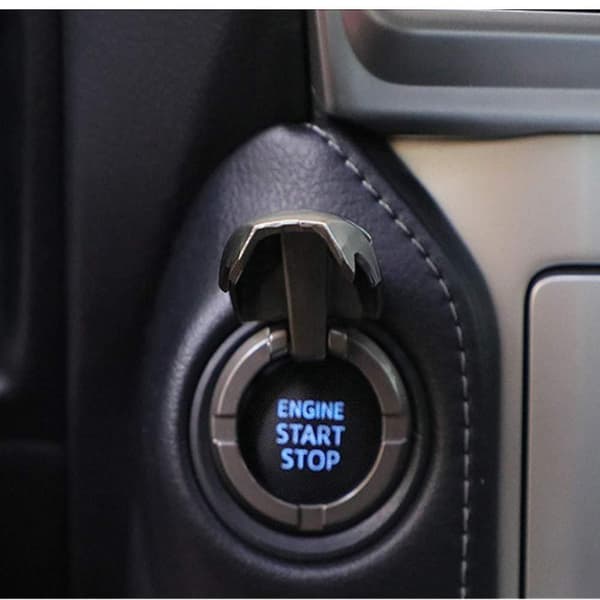 3d Iron Man Car Interior Decoration Accessories One Button Start Cover Ignition Switch Protective Gold