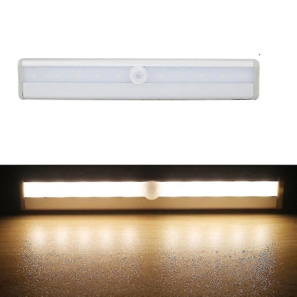 6/10- Wireless Led, Under Cabinet, Closet Light, Motion Sensor, Night Light 10 Led Warm White