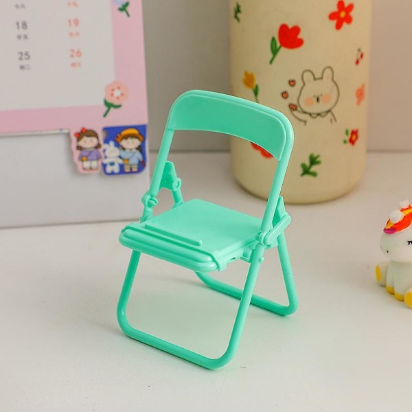 Cute Little Chair Mobile Phone Bracket Creative Desktop Ins Decoration Folding Live Tv Watching Tv Lazy Chasing Drama Props