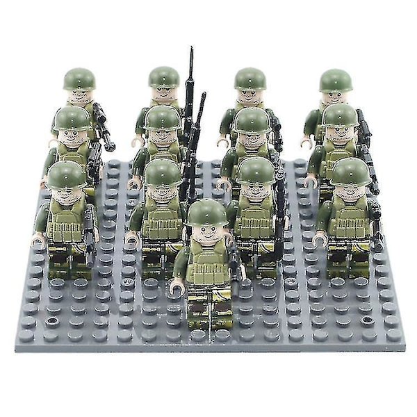 Poliisi Rakennuspalikat Sotilassarja Pojat Erikoispoliisi Minifiguuri Toisen maailmansodan Erikoisjoukot Pahalainen Lelu Korkea Laatu