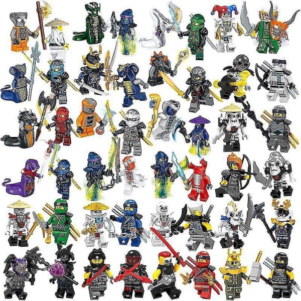Phantom Ninja Building Blocks 36pcs Children Assembled Minifigure Toys With Weapons