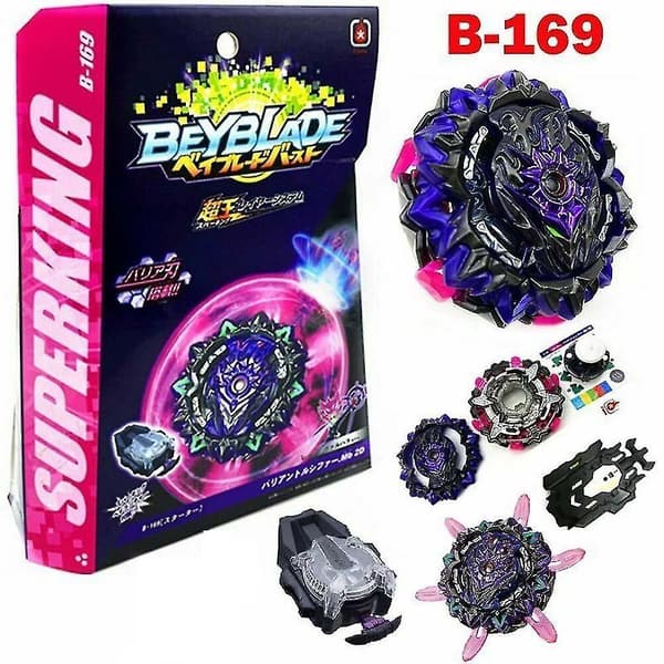 Beyblade Burst Superking B-169 Variant Lucifer.mb 2d W/ Launcher Box