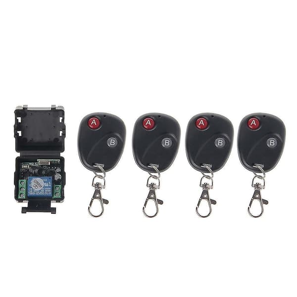 Dc 12v 10a 433mhz Wireless Rf Relay Remote Control Switch Receiver Tra