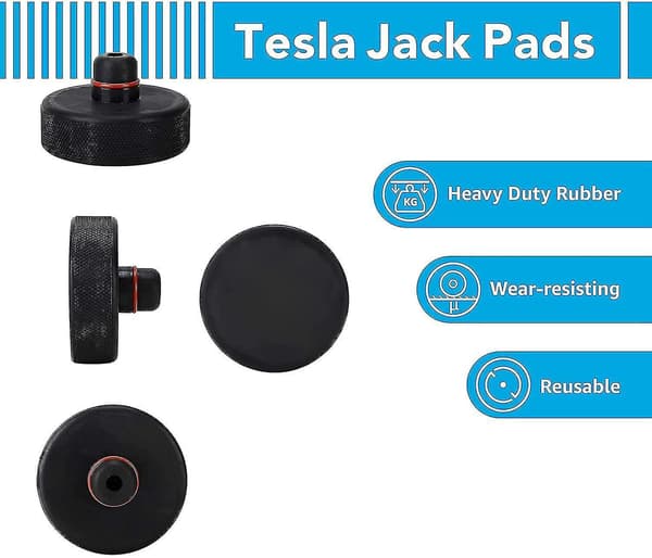 Tesla Tesla Model Y Model 3 Model X Model S Jack Rubber Pad Lifting Jack Pad Stand Protects Battery Chassis Set