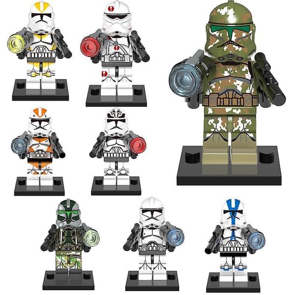 8pc Star Wars Assembled Building Block Minifigure Toy