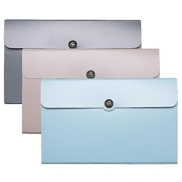 A5 Organizer Box - Paper Document Folder Blue
