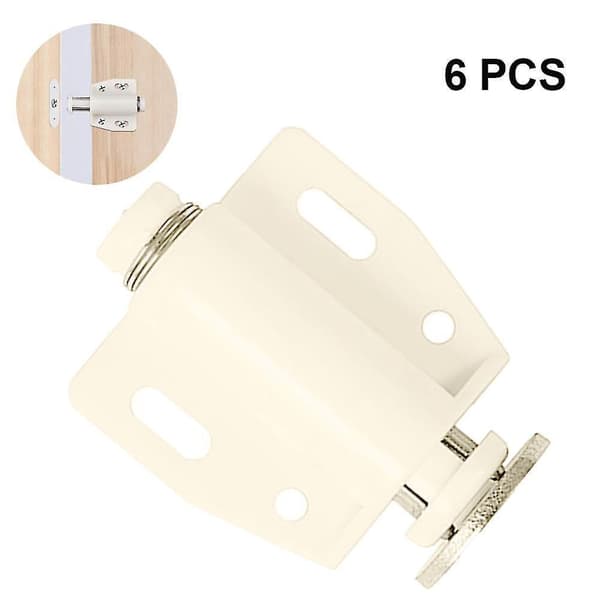 Single Head Magnetic Touch Latch 6 Pcs Push Open Cabinet Door Latches