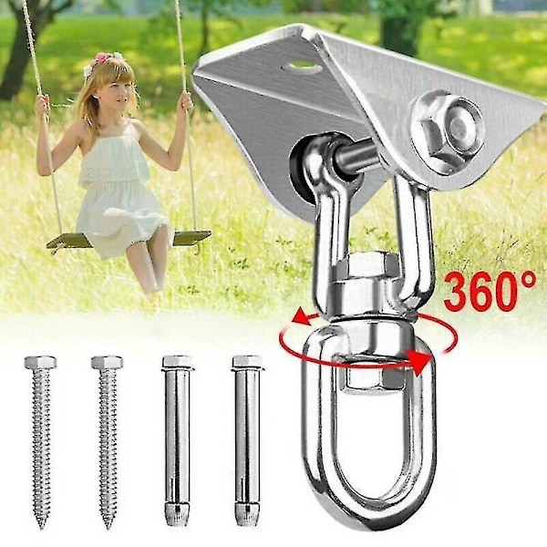 360 Hammock Chair Hanging Ceiling Mount Spring Snap Swivel Hooks Hardware Kit