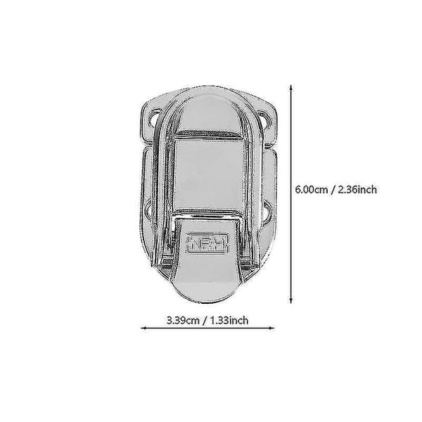 3pcs Aluminum Case Buckle Clip Clasp Practical Lock Catch Latches Hasps For Box Suitcase