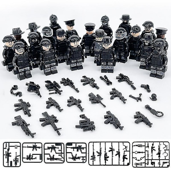 Black Swat 22 Small Particle Assembled Diy Building Blocks