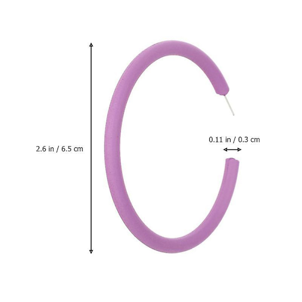 1pair C-shaped Earrings
