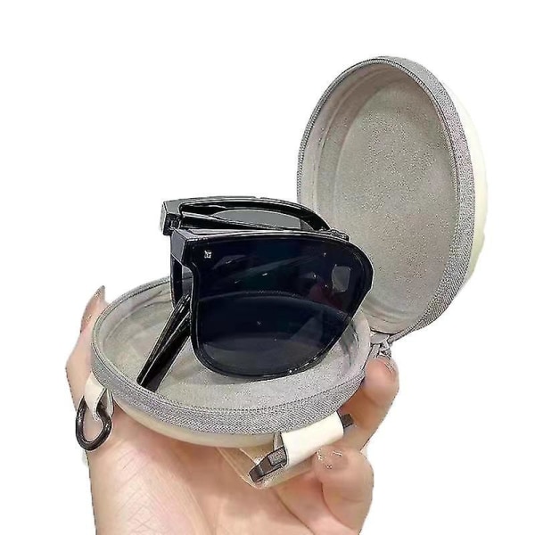 Premium Sense Portable Folding Uv Sunglasses For Women Black