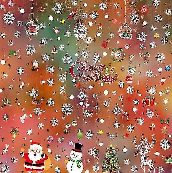 christmas Window Decorations,christmas Window Stickers