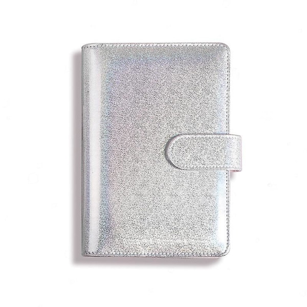 A5 Binder With Stars And Dots - Silver (no Inside)
