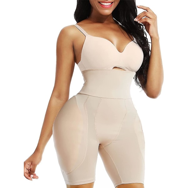 Hip Pads For Women Shapewear Hip Enhancer Shapewear Body Sculptor Padded Butt Shapewear Hip Dip Pads Hip Shaper Crossdressers Beige Medium