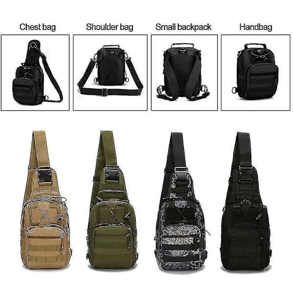 Outdoor   Shoulder Bag Hiking Trekking Backpack Sports Climbing Army green