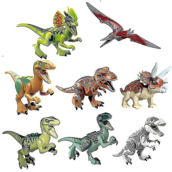 Jurassic World Dinosaur Building Blocks 8pcs