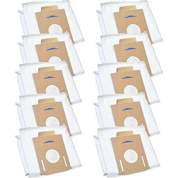 Fong 10 Pack Replacement Dust Bags For Ecovacs Deebot Ozmo T8 Aivi T8 Max T8 Series Dx93 Vacuum Cleaner
