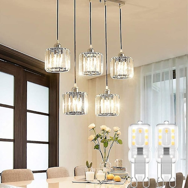 G9 Led Light Bulb, G9 Led 220v Natural White 4000k 3w Halogen Equivalent 30w Halogen Light 8-pack [energy Class E]