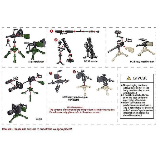Mini Camouflage Soldiers Military Small Building Block Mini Modern Army Soldier