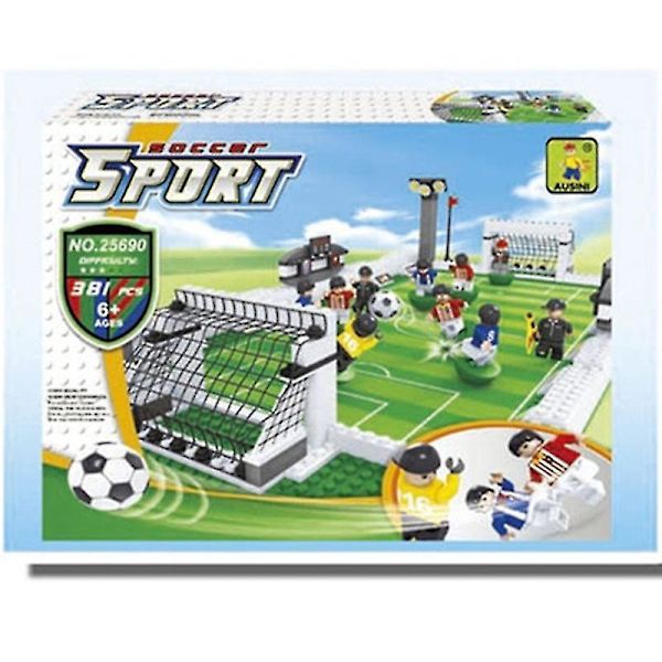 Osney 25690 World   Football Stadium Putting Building Blocks Boy Sports Series Diy Assembling Toys-3
