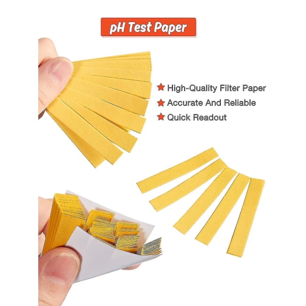 400 Pieces Test Paper Ph Testing Strips Litmus Test Paper Universal Ph Testing Sets 1-14 Ph Testing Paper Strips For Water, Swimming Pool, A
