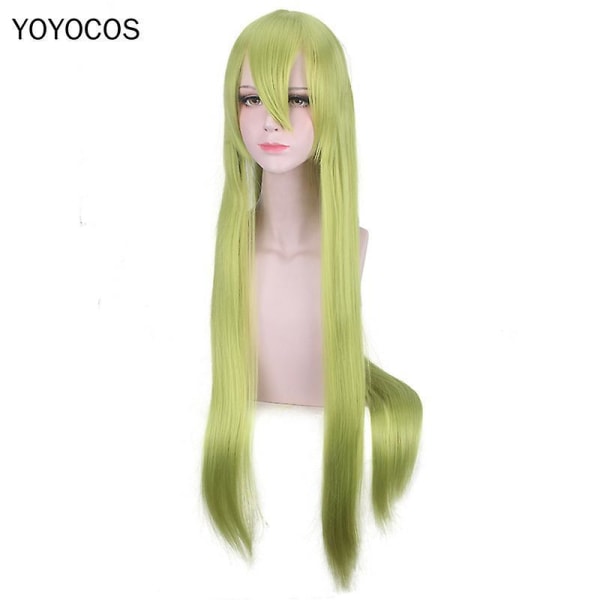 Lancer Enkidu Cosplay Fgo Cosplay Wig Green Long Hair Fate Grand Order Wigs Heat Resistant Synthetic Hair