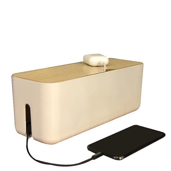 Cable Management Box Set Cable Organizer Boxes white