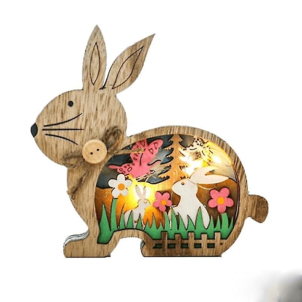 Easter Wooden Glowing Decorations, Floral Figurines, Table Decorations, Wooden Tulip Sculptures, Easter Gifts For Mom.