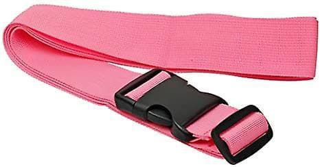 4-pak bagagestropper til kufferter, rejsestropper, tilbehør Pink