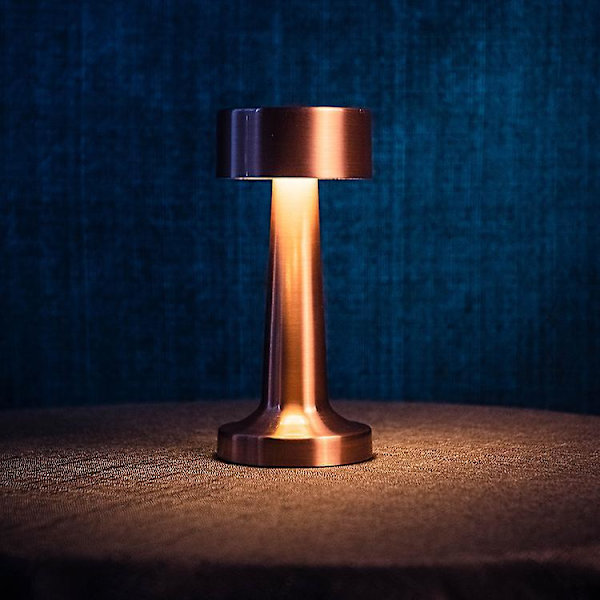 Touch Sensor Bar Rechargeable Table Lamps Gold
