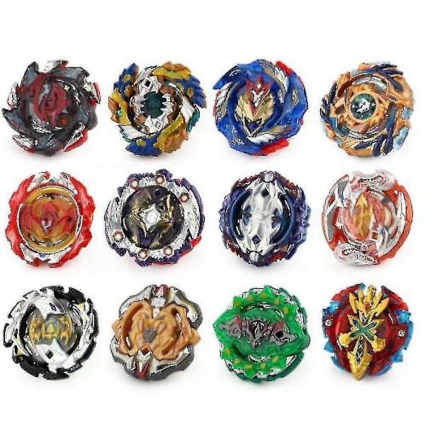 12x Beyblade Burst Spinning Tops Set Spinning With Grip Launcher + Foam Storage Case
