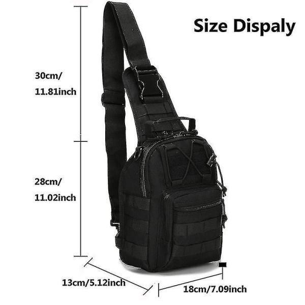 Outdoor   Shoulder Bag Hiking Trekking Backpack Sports Climbing Black snake