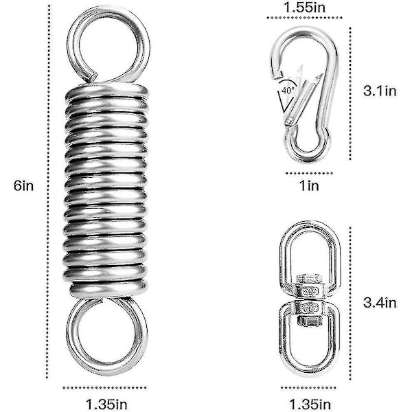Hanging Egg Chair Spring Hanging Chair, Hanging Chair Swing Spring, Load Capacity Up To 250kg