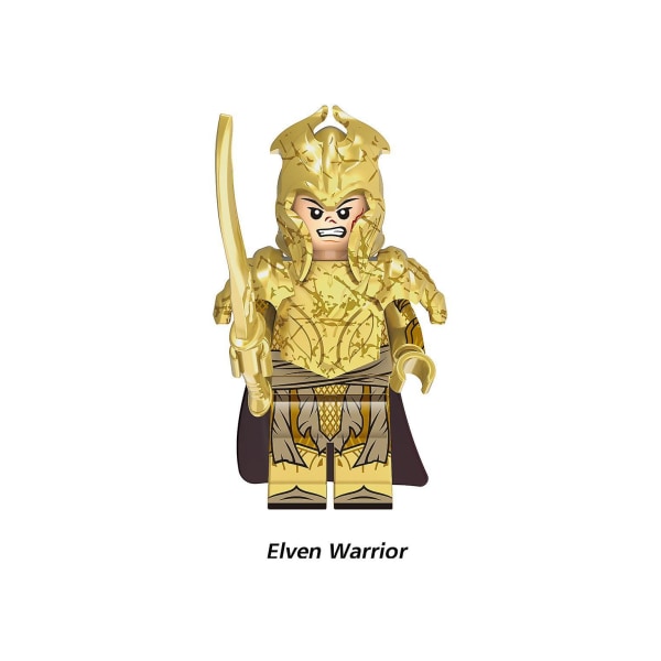 Medieval Lord Of The Rings Series Elf Guard Warrior Shooter Assembled Building Block Minifigures Elf Guard Archer
