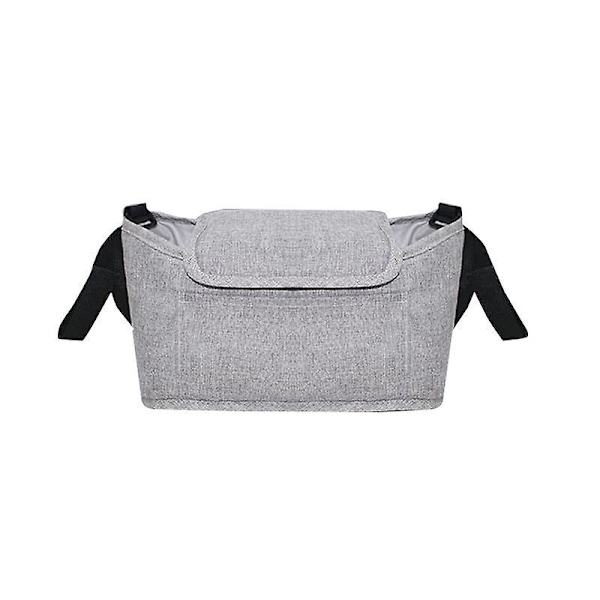 Baby Stroller Organizer Stroller Accessories Bag Large Space For All Strollers Grey
