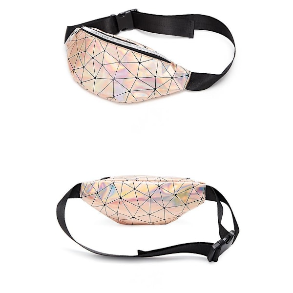 Double Pull Laser Sequin Waterproof Neon Travel Carnival Hiking Outdoor Diamond Pocket Gold
