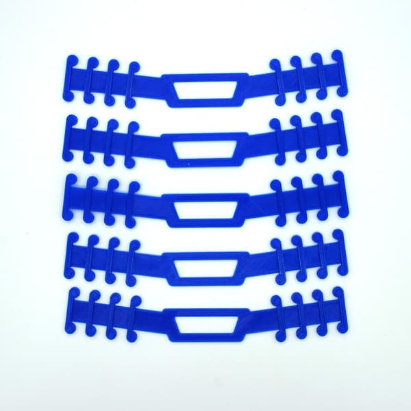 5x Korvasuoja niskaklipsi maskille Blue